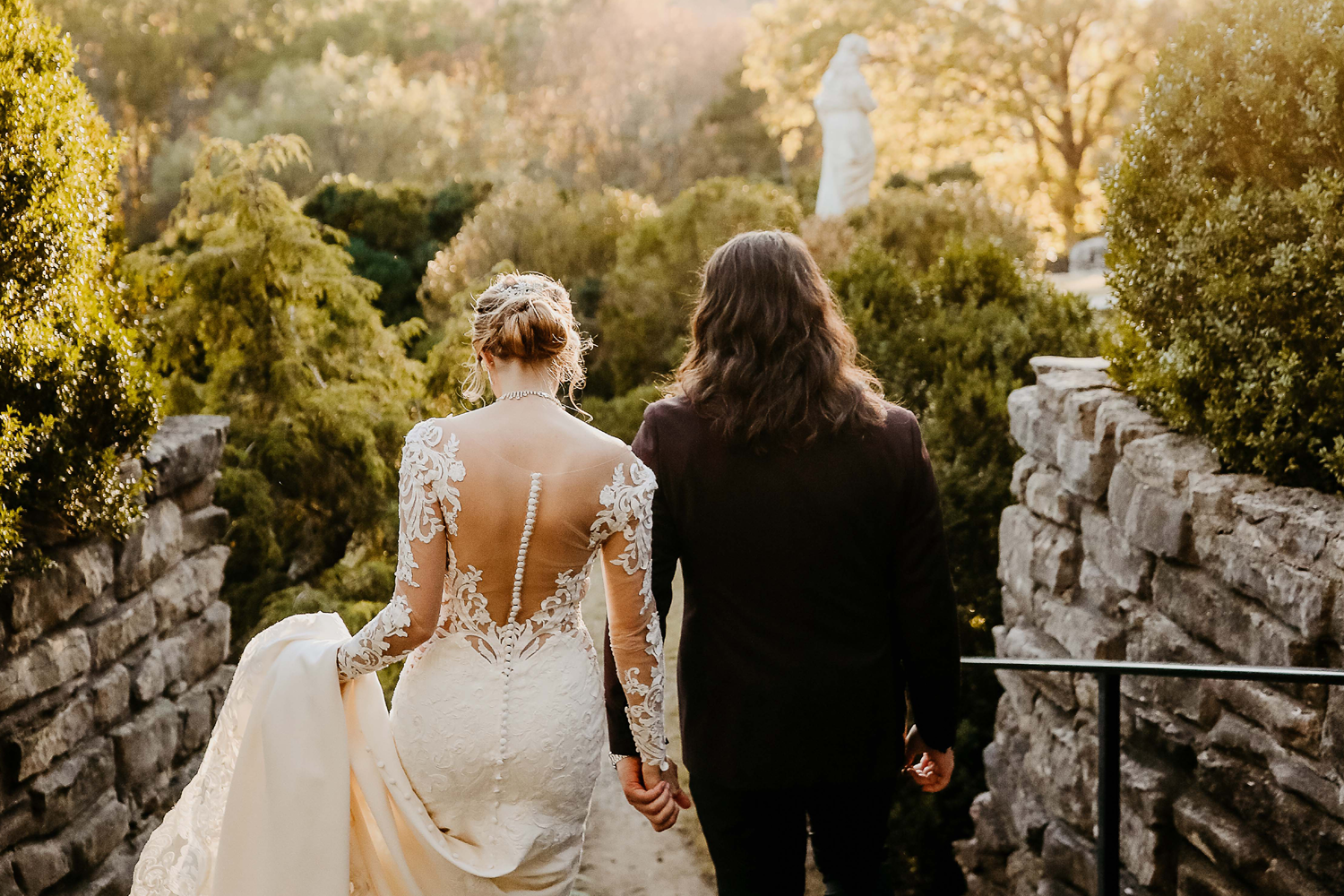 Couple at Fall Nashville Wedding