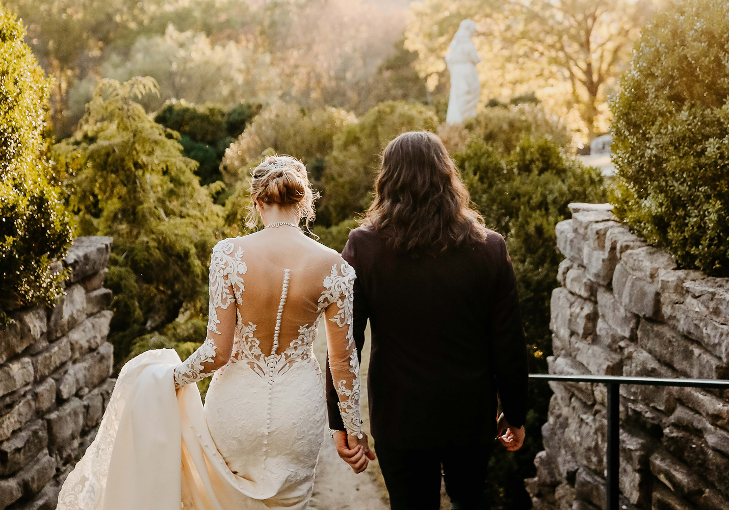 Couple at Fall Nashville Wedding